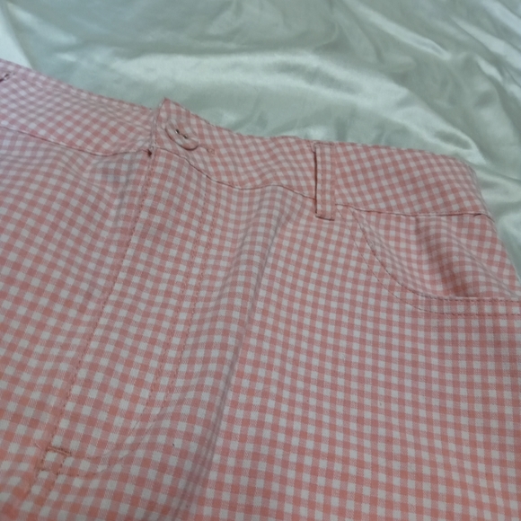 Forever 21 Pink Plaid Mini Skirt - Picture 2 of 5